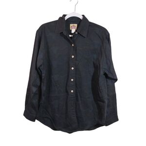 Barnfly Ladies Long Sleeve Button Front Shirt- size S